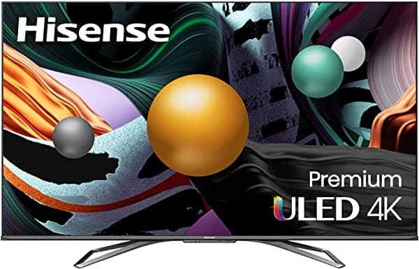 Hisense - Smart TV compatible con Alexa ULED prémium, 55 pulgadas, clase U8G, serie Quantum, Android TV, 4K (modelo 55U8G de 2021)