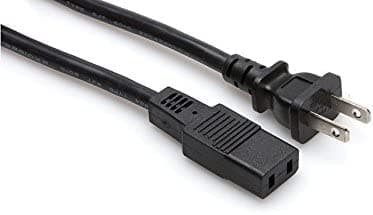 FastSun 2-Prong cable de alimentación de CA/Cord para Yamaha psr-6300, ps-6100, kx88 o DX5
