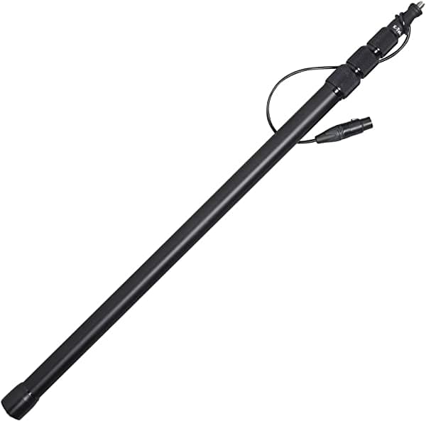 K-Tek KE-89CC Avalon Series Boompole de aluminio con cable XLR interno en espiral