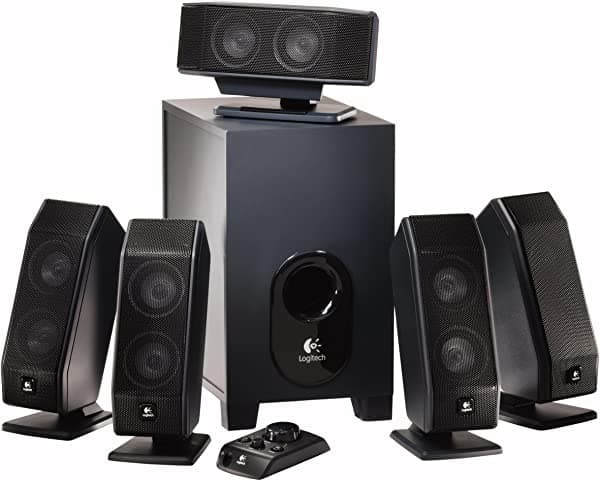 Logitech X-540 Sistema de Altavoces 5.1 con Sonido Envolvente y Subwoofer 970223-0403