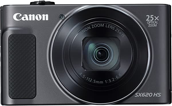 Amazon Renewed Canon PowerShot SX620 Cámara Digital con Zoom Óptico de 25x - Wi-Fi y NFC Integrados (Negro) (reacondicionado)