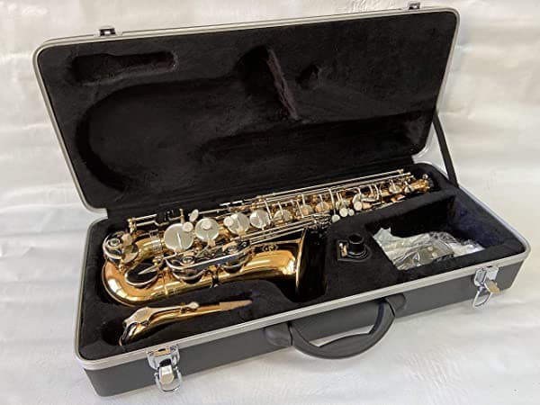 OPUS Estados Unidos por ktone profesional Saxofón Alto de oro con bañado en plata clave Sax 6004K