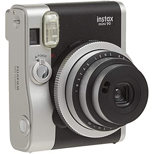 Fujifilm Mini 90 - Cámara de película instantánea Instax Mini 90 Neo Classic Black