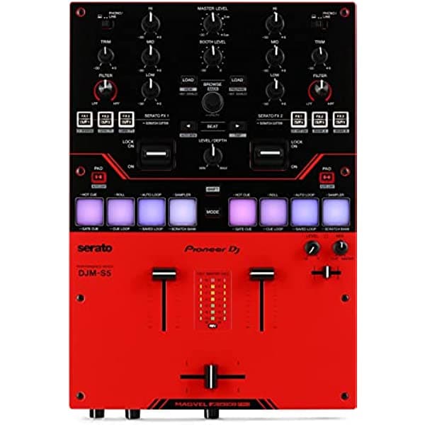 Pioneer DJ DJM-S5 Mezcladora de 2 Canales para Serato DJ