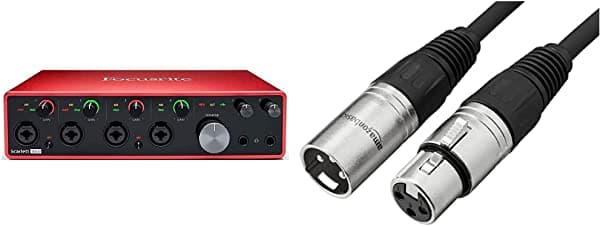 Focusrite Scarlett 8i6 - Interfaz de audio USB (3ra generación) con herramientas profesionales
