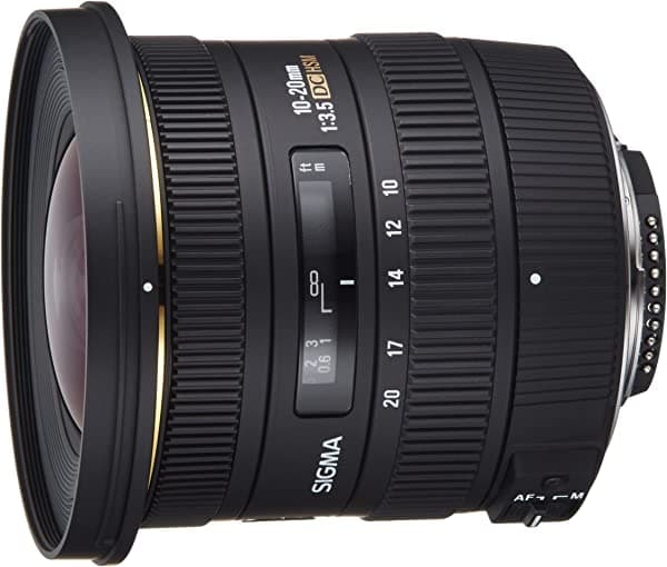 Sigma 10-20mm f/3.5 EX DC HSM ELD SLD Lente Asférica Super Gran Angular para Cámaras Réflex Digitales Nikon 202306