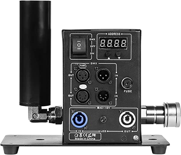 MOKA SFX Máquina de Chorro de CO2 Digital con Control DMX, Máquina de Efecto de Niebla para Fiesta, Escenario, Concierto, DJ y Eventos Show