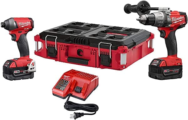 Milwaukee 2897-22PO FUEL Martillo de iones de litio sin cable / impulsor de impacto, 18 voltios