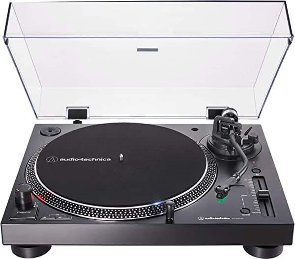 Audio-Technica AT-LP120XBT-USB-BK - Tocadiscos inalámbrico de accionamiento directo, color negro