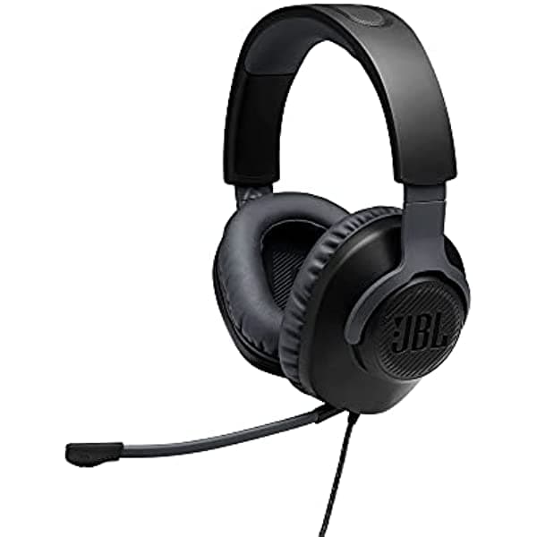 JBL Quantum 100 - Audífonos de diadema con cable para juegos JBLQUANTUM100BLKAM