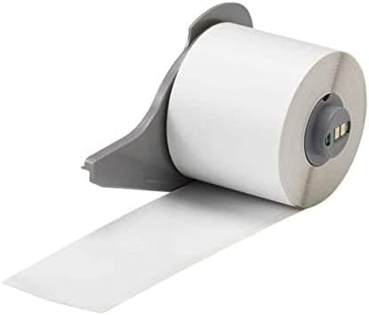 Brady M71C-2000 595-WT 142363 2" X 50' blanco BMP71 serie etiqueta de vinilo interior/exterior, 2 rollos