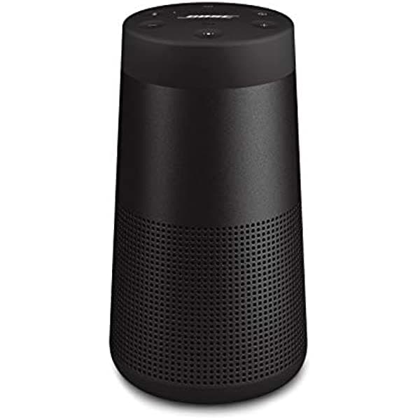 Bose SoundLink Revolve (Serie II) Altavoz Bluetooth portátil - Altavoz inalámbrico resistente al agua con sonido de 360°, color negro 858365-0100
