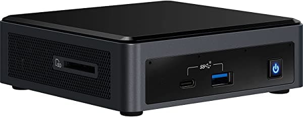 ME2 MichaelElectronics2 Intel NUC Kit NUC10I3FNK Business Mini Desktop Negro (Intel i3-10110U 2 núcleos, 8GB RAM, 512GB PCIe SSD, Intel UHD, WiFi, Bluetooth, 1xHDMI, tarjeta SD, Win 11 Home)