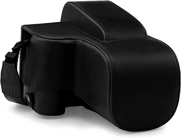 MegaGear MG1877 Ever Ready - Funda de piel para cámara Nikon Coolpix P950, color negro
