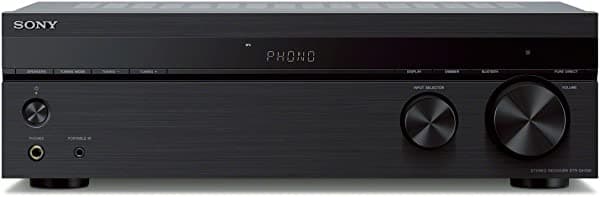 Sony STRDH190 Receptor estéreo para el hogar de 2 canales con entradas de fono y Bluetooth negro