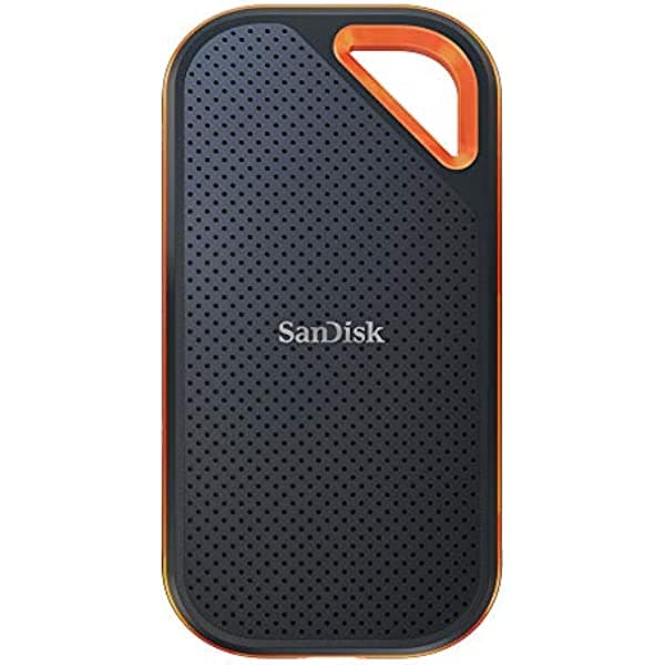 SanDisk 1TB Extreme PRO Portable SSD - hasta 2000MB/s - USB-C, USB 3.2 Gen 2x2 - SSD externo - SDSSDE81-1T00-G25, Negro