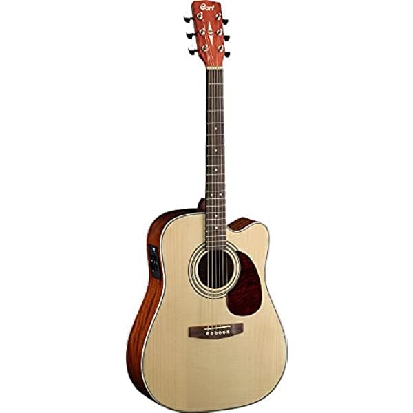 Cort MR500E OP - Guitarra Electroacústica de 6 Cuerdas, Para Diestros, Acabado Poros Abiertos en Color Natural