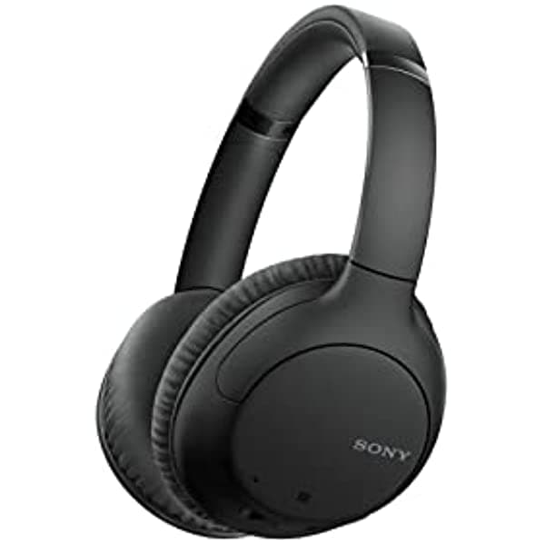Sony Auriculares con cancelación de ruido WHCH710N: auriculares inalámbricos Bluetooth over-ear con micrófono para llamadas telefónicas, color negro WHCH710N/B