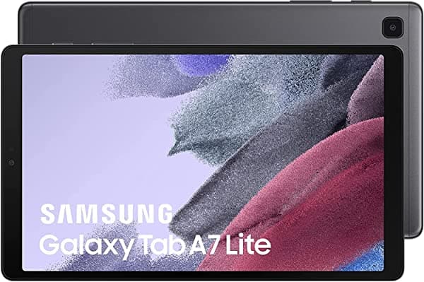 SAMSUNG Galaxy Tab A7 Lite 8.7" 32GB WiFi Tablet Android, Compacta, Portátil, Diseño Delgado, Apta para Niños, Marco Metálico Resistente, Almacenamiento Expandible, Batería de Larga Duración, Versión EE. UU., 2021, Gris SM-T220NZAAXAR