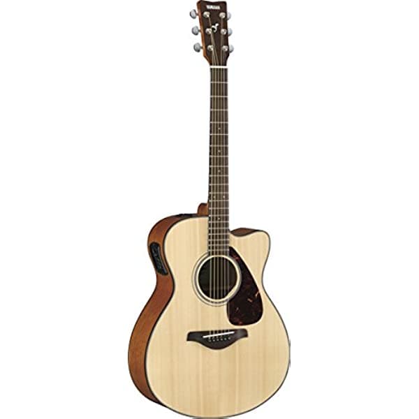 Yamaha FSX800C Guitarra Electroacústica de Caja Pequeña y Tapa Maciza con Cutaway, Natural