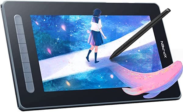 XPPen Artist 12 2nd Tableta de Dibujo con Pantalla, Tabletas Gráficas de 12 pulgadas, Panel Digital de Dibujo con Lápiz X3, Monitor de Dibujo Laminado Completo con 127% sRGB para Diseño Artístico y Edición de Video (Negro)