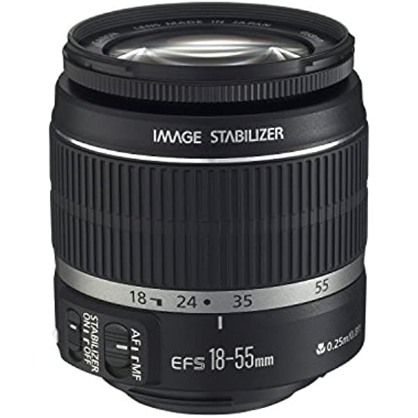 Canon EF-S 0.709-2.165 in f/3.5-5.6 IS II SLR lente caja blanca 18-55 II