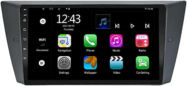 LEXXSON Android 11 Car Radio para BMW 3 Series 328i 335i 325i 2005-2011 (E90/E91/E92/E93), Pantalla Táctil Capacitiva de 9 Pulgadas de Alta Definición con Navegación GPS, Bluetooth y Reproductor USB, 2G DDR3 + Memoria Flash NAND de 32G