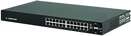 Ubiquiti Networks Edgeswitch 24 Puertos Gigabit Rj45. Soportes De Alimentación Cc (Es-24-Lite) Color Negro