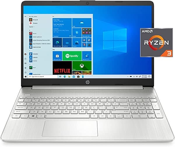 Portátil HP 15.6" FHD pantalla táctil Premium | Intel Core i5-1035G1 | 12GB RAM | 256GB SSD | lector de tarjetas | USB-C | Windows 10 Home | con accesorios Woov