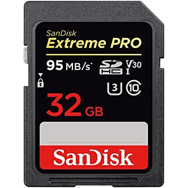 Tarjeta de memoria SanDisk Extreme Pro, Negro SDSDXXG-032G-GN4IN