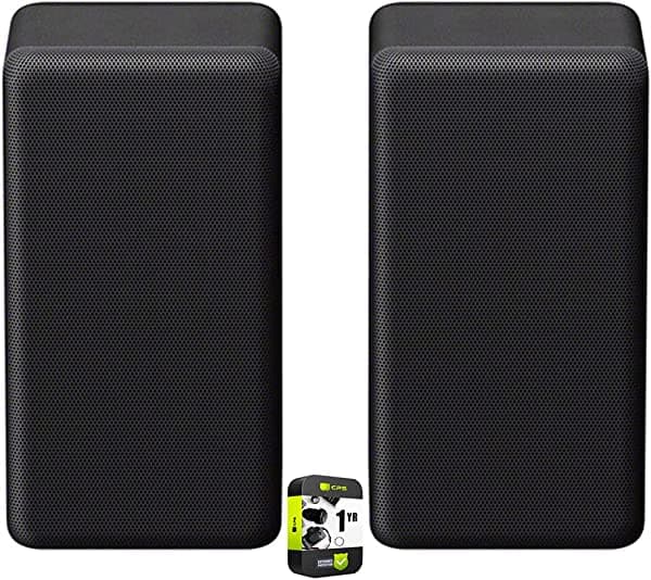 Sony SA-RS3S - Altavoces traseros inalámbricos de 100 W para barra de sonido HT-A7000, paquete negro con plan de protección extendido de 1 año E9SNSARS3S