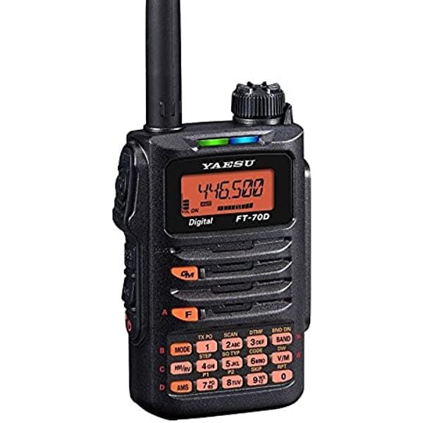 Yaesu FT-70DR Transceptor Portátil Digital/Análogo 144/430 MHz - C4FM/FDMA - Garantía 3 Años Fabricante