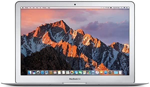 Amazon Renewed Apple MacBook Air 2017 con Core i5 de 1.8 GHz (8 GB de RAM, SSD de 256 GB, 13 pulgadas, MQD42LL/A), plata (reacondicionado)