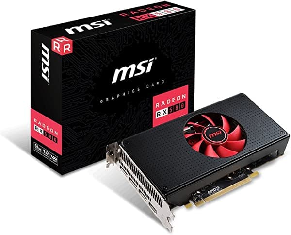 MSI Gaming Radeon RX 580 256 bits 8GB GDRR5 DirectX 12 VR Ready CFX tarjeta gráfica (RX 580 8G V1) Radeon RX 580 8G V1