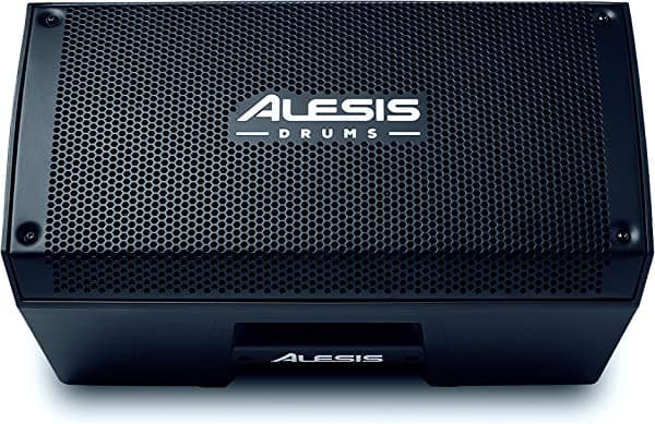 Alesis Strike Amp 8 - Altavoz Amplificador de Batería de 2000 Watts para Sets de Batería Electrónica con Woofer de 8 Pulgadas, Ecualizador Contour y Switch de Desconexión a Tierra