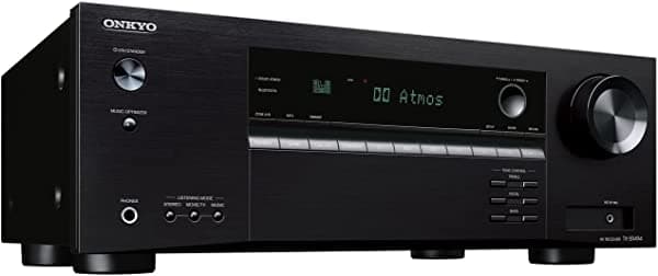 Onkyo Receptor AV TX-SR494 con 4K Ultra HD | Dolby Atmos | DTS: X | Audio de alta resolución (modelo 2019)