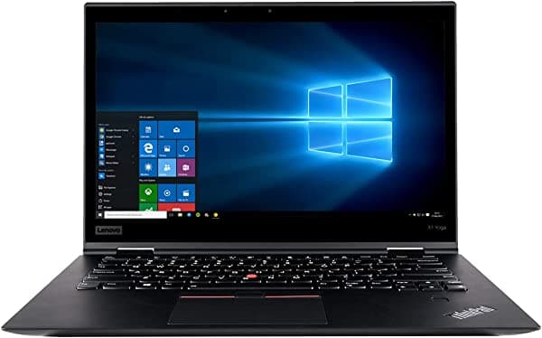 Lenovo ThinkPad X1 Yoga: Core i5-6300U, 256 GB SSD, 8 GB de RAM, pantalla táctil Full HD de 14 pulgadas, Win 10 Pro (reacondicionado)