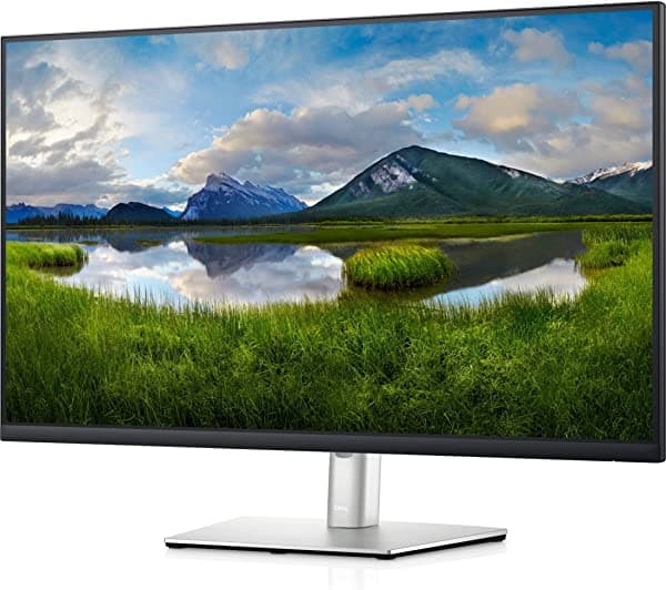 Dell P3221D QHD de 32 pulgadas, 1440p, monitor de bisel ultrafino IPS, HDMI, DisplayPort, USB-C, certificado VESA, negro