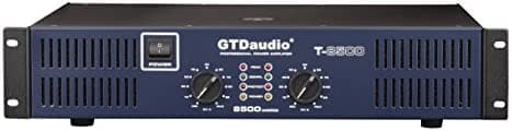GTD Audio 2 Canal 8500 vatios de potencia 2U profesional estéreo amplificador AMP