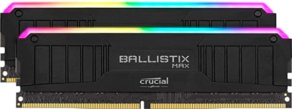 Crucial Ballistix - Kit de memoria para juegos de computadora, RGB, 3000 MHz, DRAM DDR4 BLM2K8G40C18U4BL
