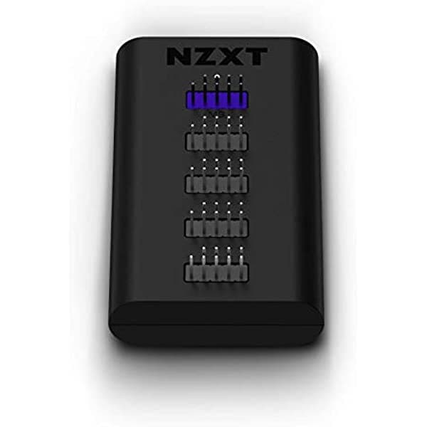 NZXT Hub USB interno 3 - AC-IUSBH-M3 - 4 puertos internos USB 2.0 - Cintas de bloqueo dual 3M - Cuerpo magnético - Plug & Play