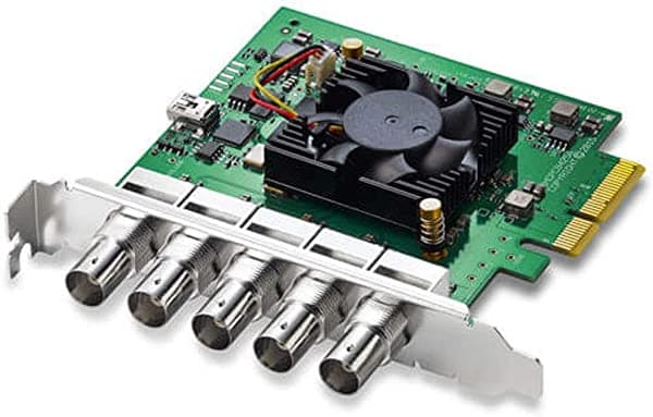 Blackmagic DeckLink Duo 2 Tarjeta de Captura y Reproducción SDI 4ch Ideal para Producción y Transmisión de Video 4K 3796