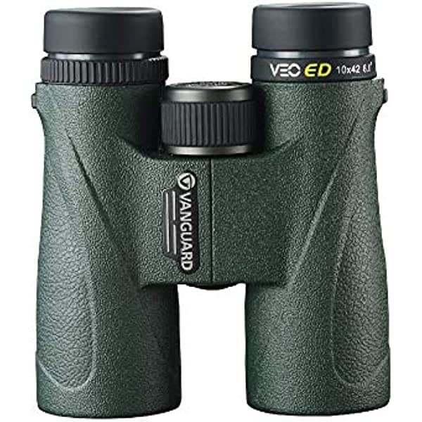 Vanguard VEO ED - Binocular ligero de 10 x 42 pulgadas con vidrio ED, impermeable, a prueba de niebla, verde (VEO ED 1042)