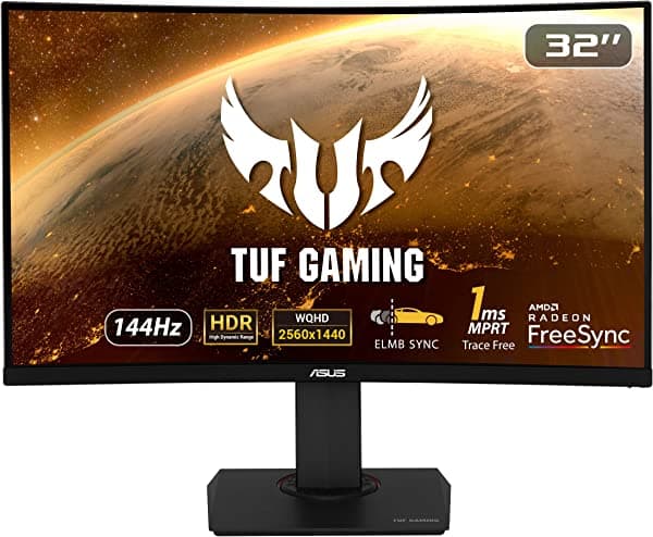 ASUS Monitor de Gaming TUF 144Hz 1ms Eye Sync Care HDMI VG32VQ