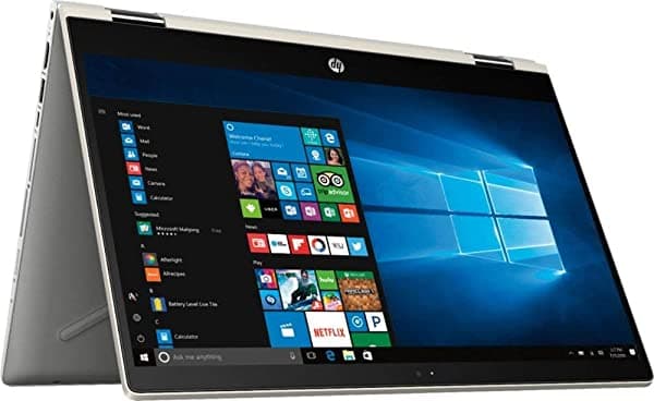 HP Pavilion X360 2 en 1 2019 Flagship 14 pulgadas Full HD IPS pantalla táctil, Intel Quad-Core i5-8250U 8GB DDR4 128GB SSD 802.11ac Bluetooth 4.2 lector de huellas dactilares retroiluminado teclado Win 10