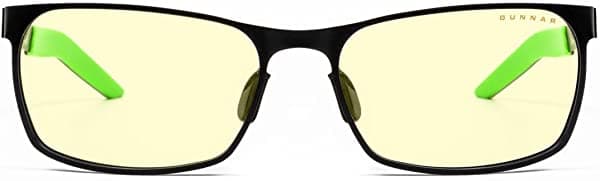 GUNNAR - Gafas Razer Edition para juegos - Bloquea el 65% de la luz azul - FPS, ónix, tinte ámbar, Razer Onyx