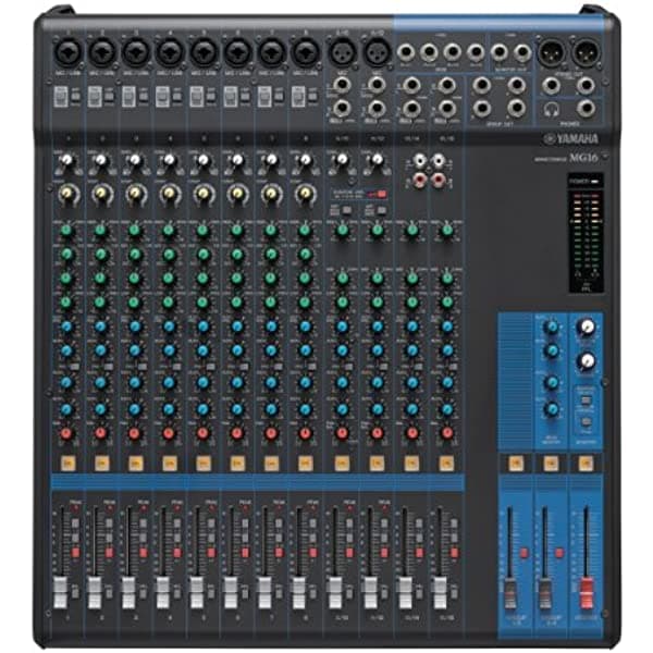 Mezclador estéreo compacto de 6 entradas Yamaha MG06 MG16