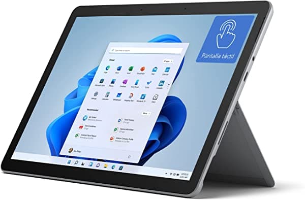 Microsoft Surface Go 3 - Pantalla táctil de 10.5 pulgadas - Intel Pentium Gold - Memoria de 8 GB - SSD de 128 GB - Solo dispositivo - Platino (último modelo) 8VA-00001