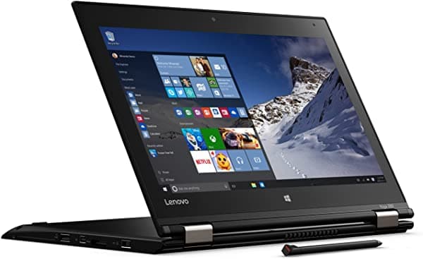 Lenovo Thinkpad Yoga 260 2-en-1 Laptop (12,5", pantalla multitáctil, procesador Intel Core i7-6500U 8 GB DDR4 RAM, 256 GB SSD, Windows 10 -Negro)