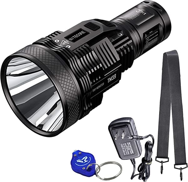 Nitecore TM39 Lite Linterna Recargable de Largo Alcance Extremo, 5200 Lúmenes Haz de 1640 Yardas (Baterías se Venden por Separado)